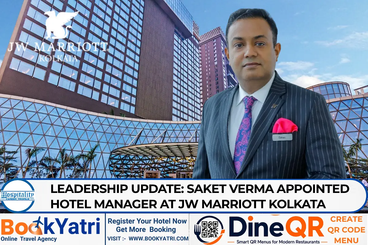 Saket Verma Appointed as Hotel Manager for JW Marriott Kolkata