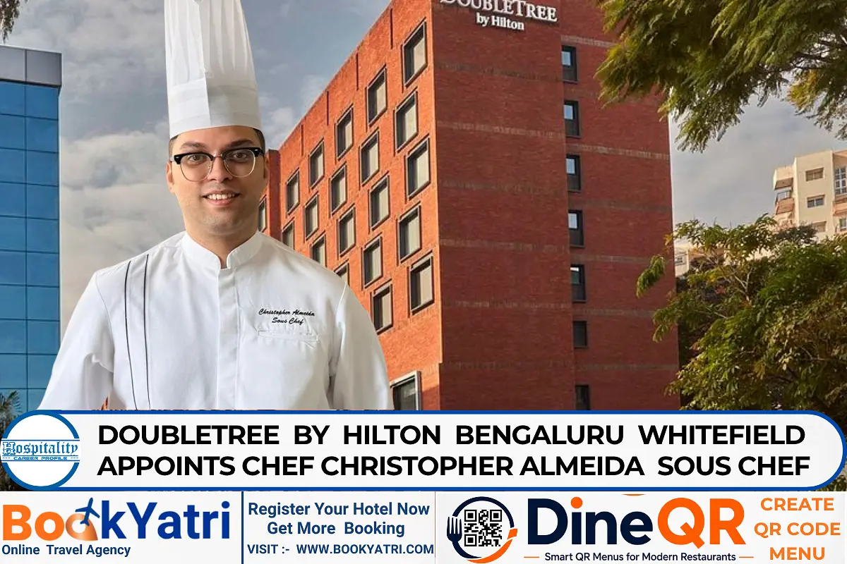 Chef Christopher Almeida Joins DoubleTree Bengaluru as Sous Chef