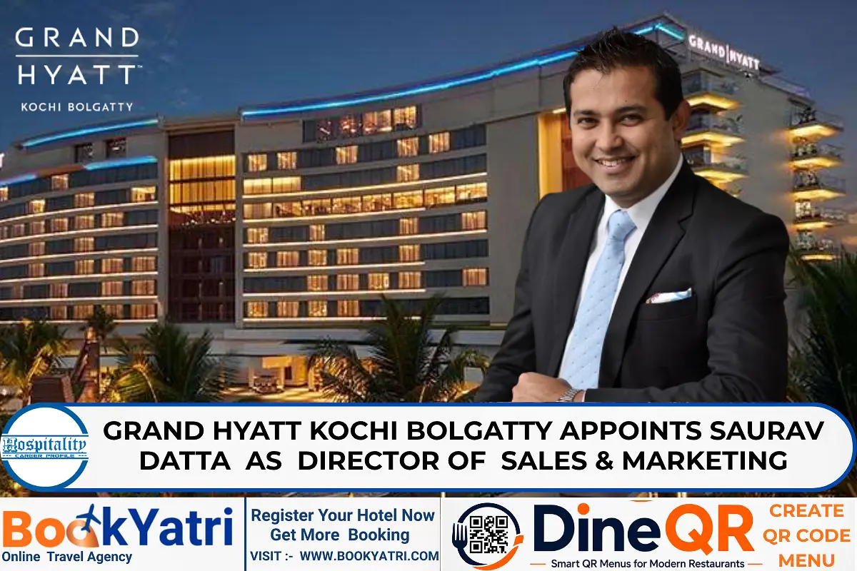 Saurav Datta Joins Grand Hyatt Kochi Bolgatty as Sales Director