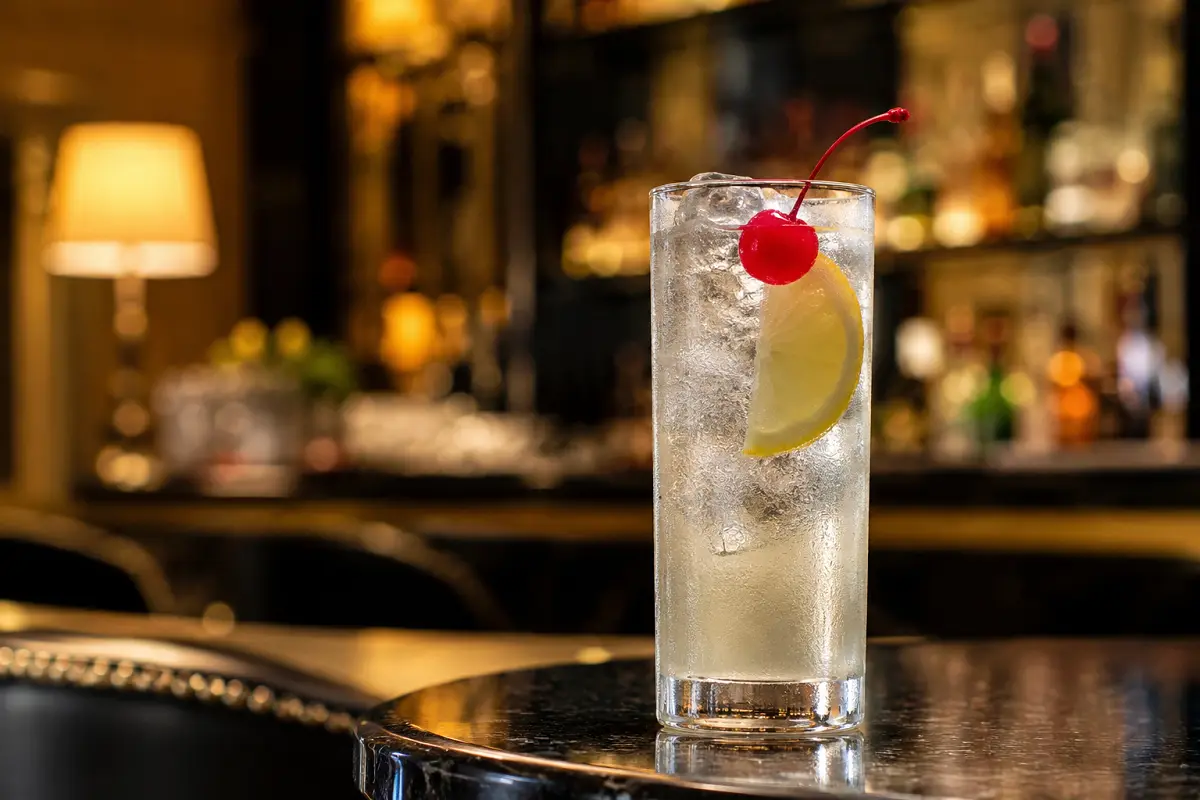 Tom Collins Cocktail Recipe with SOP, Garnish & Presentation Guide