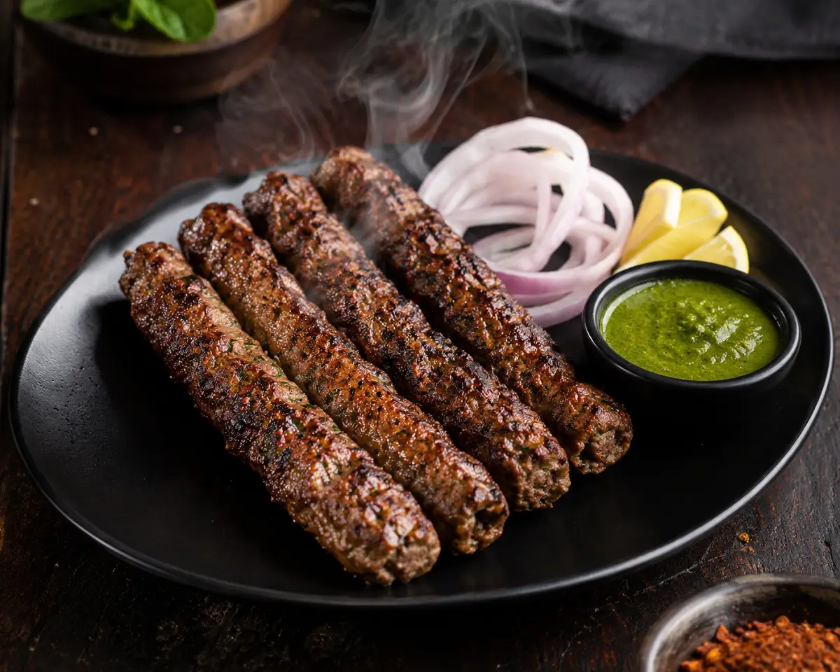 Mutton Seekh Kebab Recipe with SOP & Presentation Guide