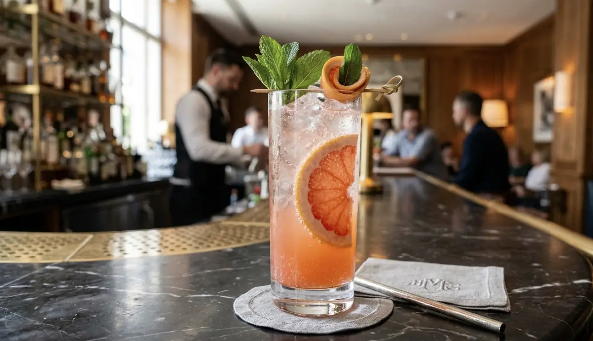 Grapefruit Fizz Mocktail Recipe Hotel Style with SOP Guide
