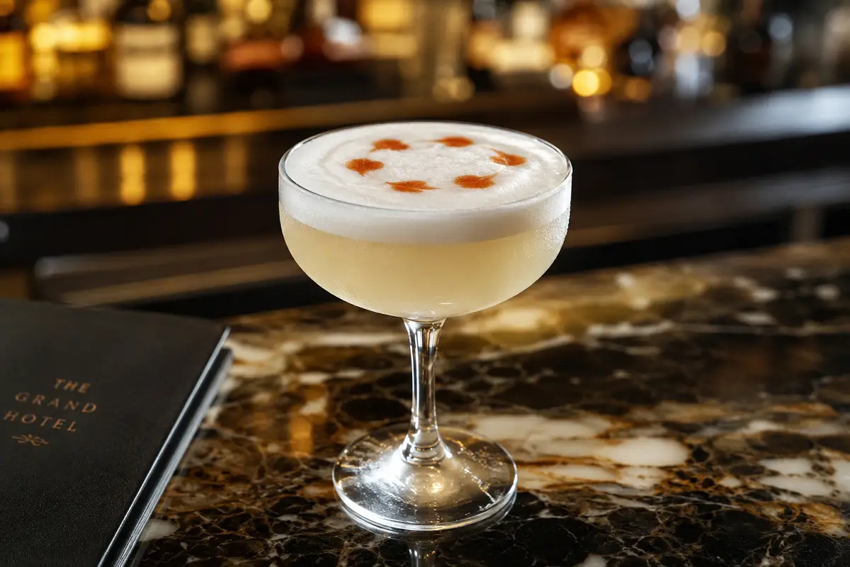 Pisco Sour Cocktail Recipe with SOP, Garnish & Presentation Guide