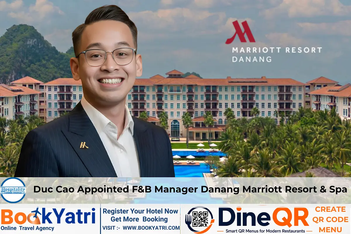 Duc Cao Appointed F&B  Manager at Danang Marriott Resort & Spa