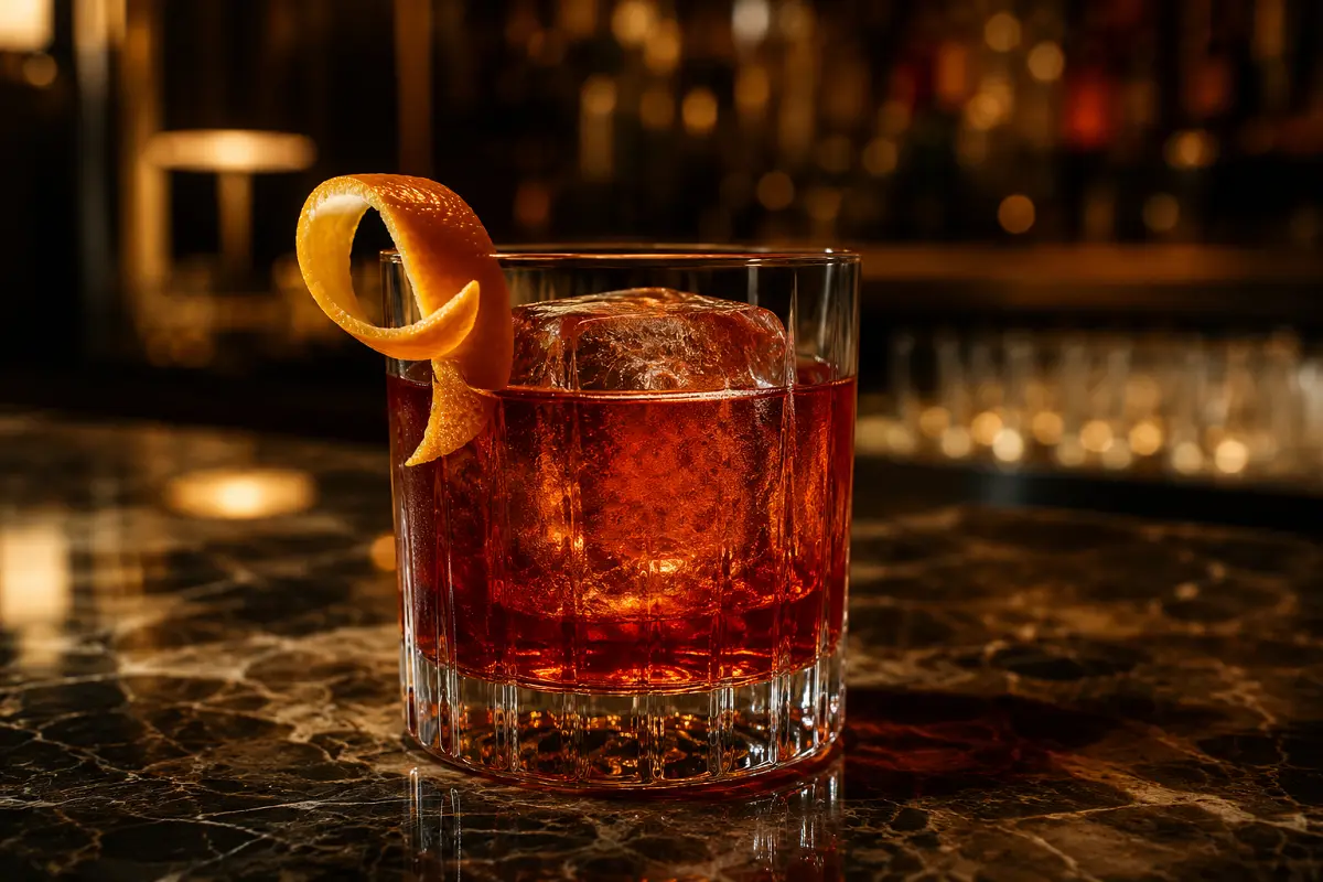 Boulevardier Cocktail Recipe with SOP, Garnish & Presentation Guide