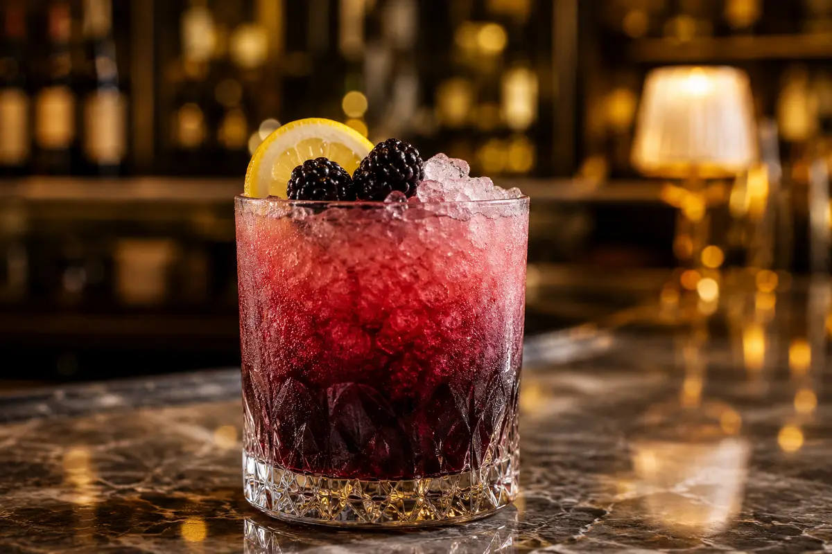 Bramble Cocktail Recipe with SOP, Garnish & Presentation Guide