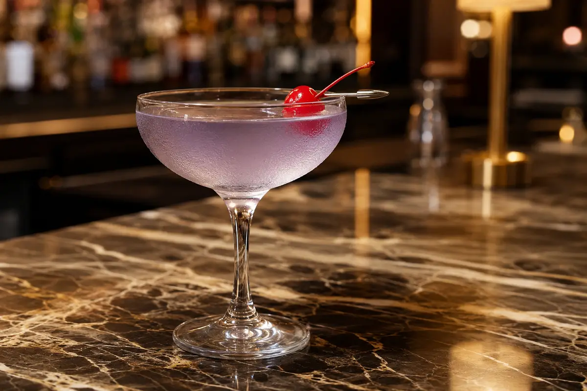 Aviation Cocktail Recipe with SOP, Garnish & Presentation Guide