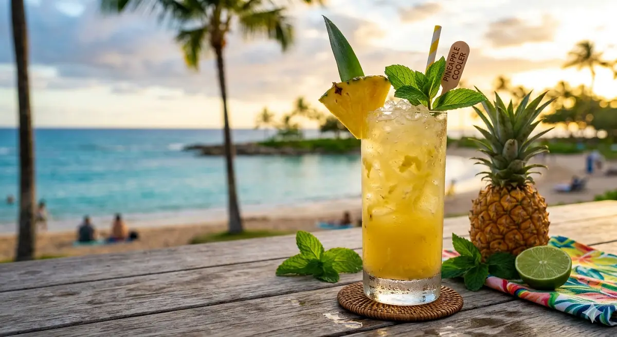 Pineapple Cooler Mocktail Recipe Hotel Style Guide