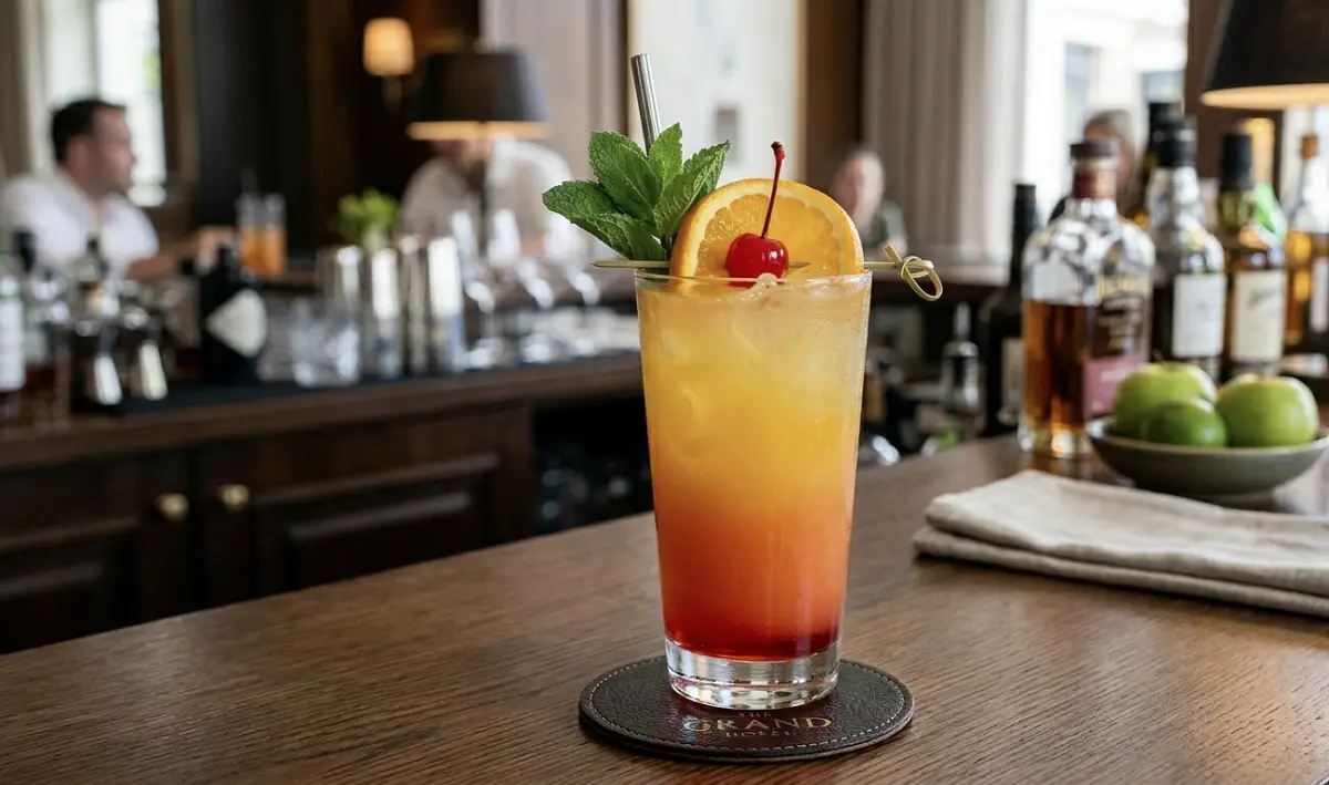 Tropical Sunset Mocktail Recipe with SOP, Garnish & Presentation Guide