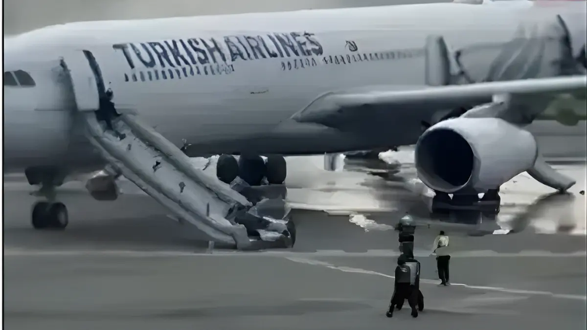 Turkish Airlines Tyre Fire Triggers High Alert at Kathmandu Airport