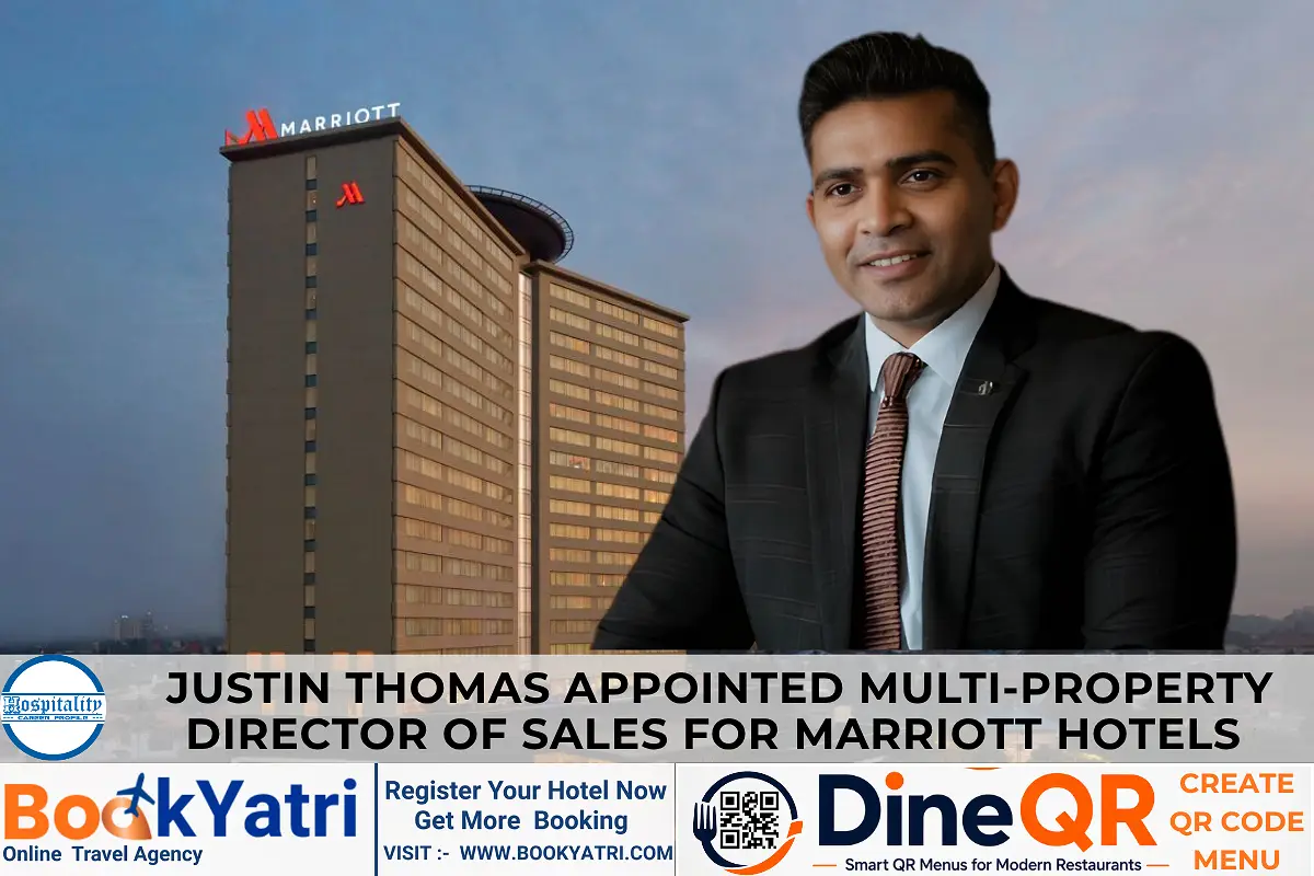 Justin Thomas to Lead Sales for Marriott’s Kochi Portfolio