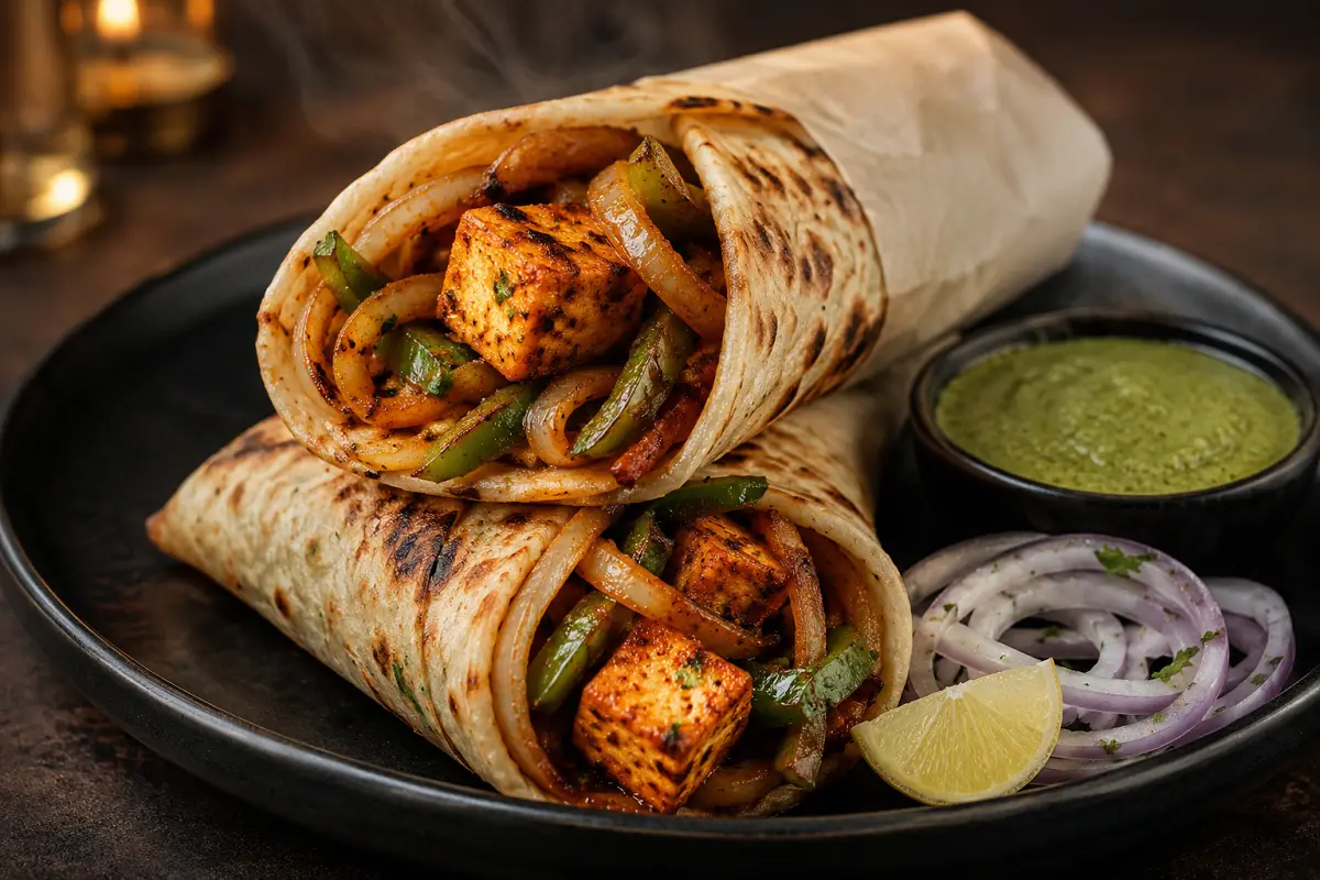 Kathi Roll Paneer Recipe with SOP & Presentation Guide