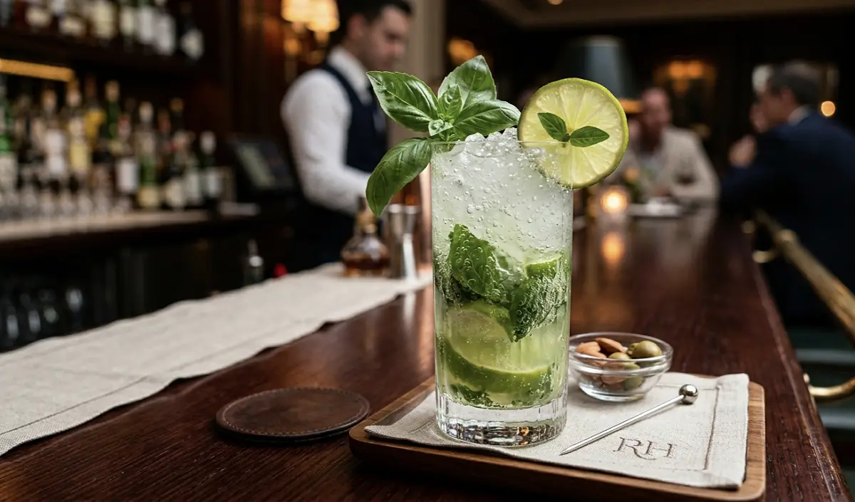 Basil Bliss Mocktail Recipe (Hotel Style) with SOP Guide