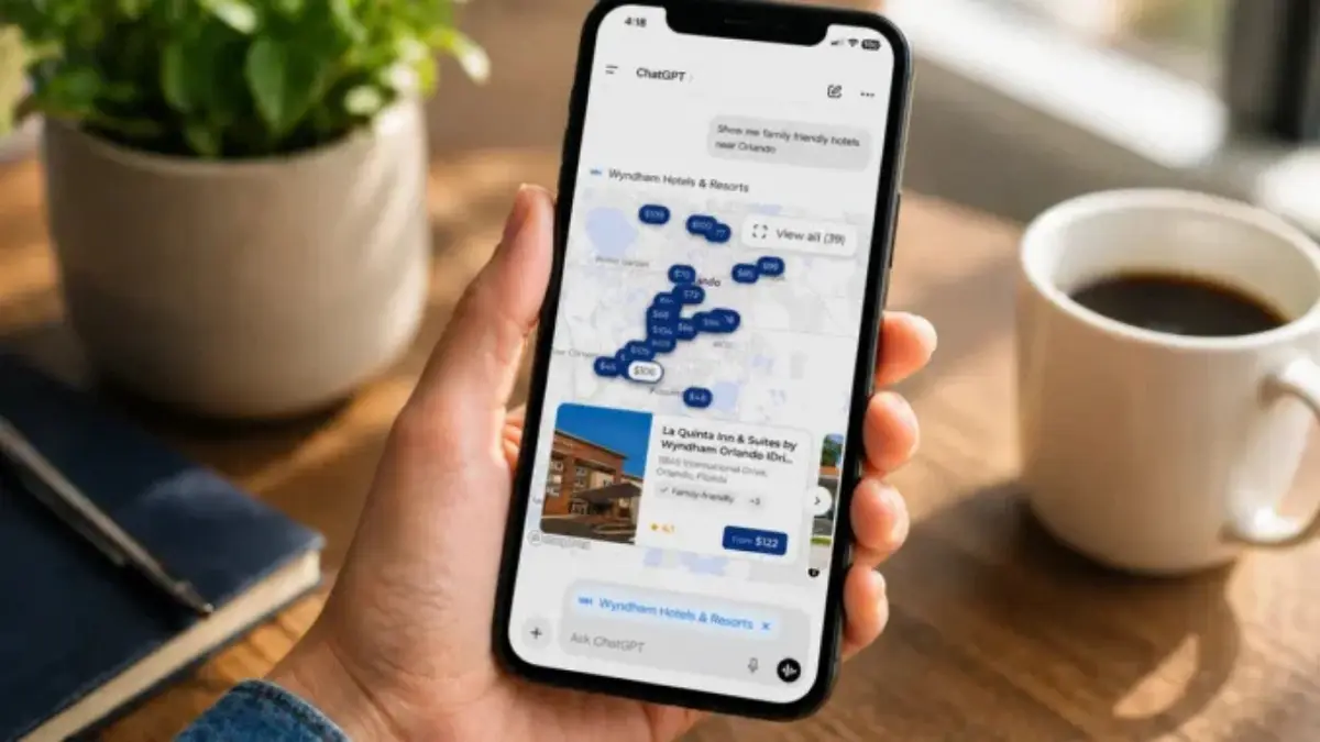 Wyndham Launches ChatGPT Hotel Discovery App to Expand AI Travel Technology