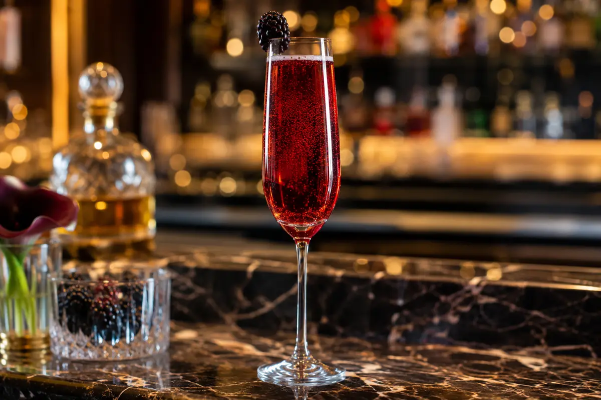 Kir Royale Cocktail Recipe with SOP, Garnish & Presentation Guide