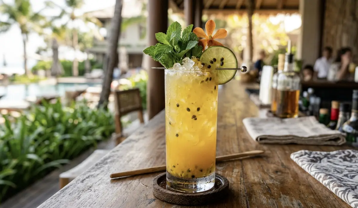 Passion Fruit Cooler Mocktail Recipe Hotel Style Guide