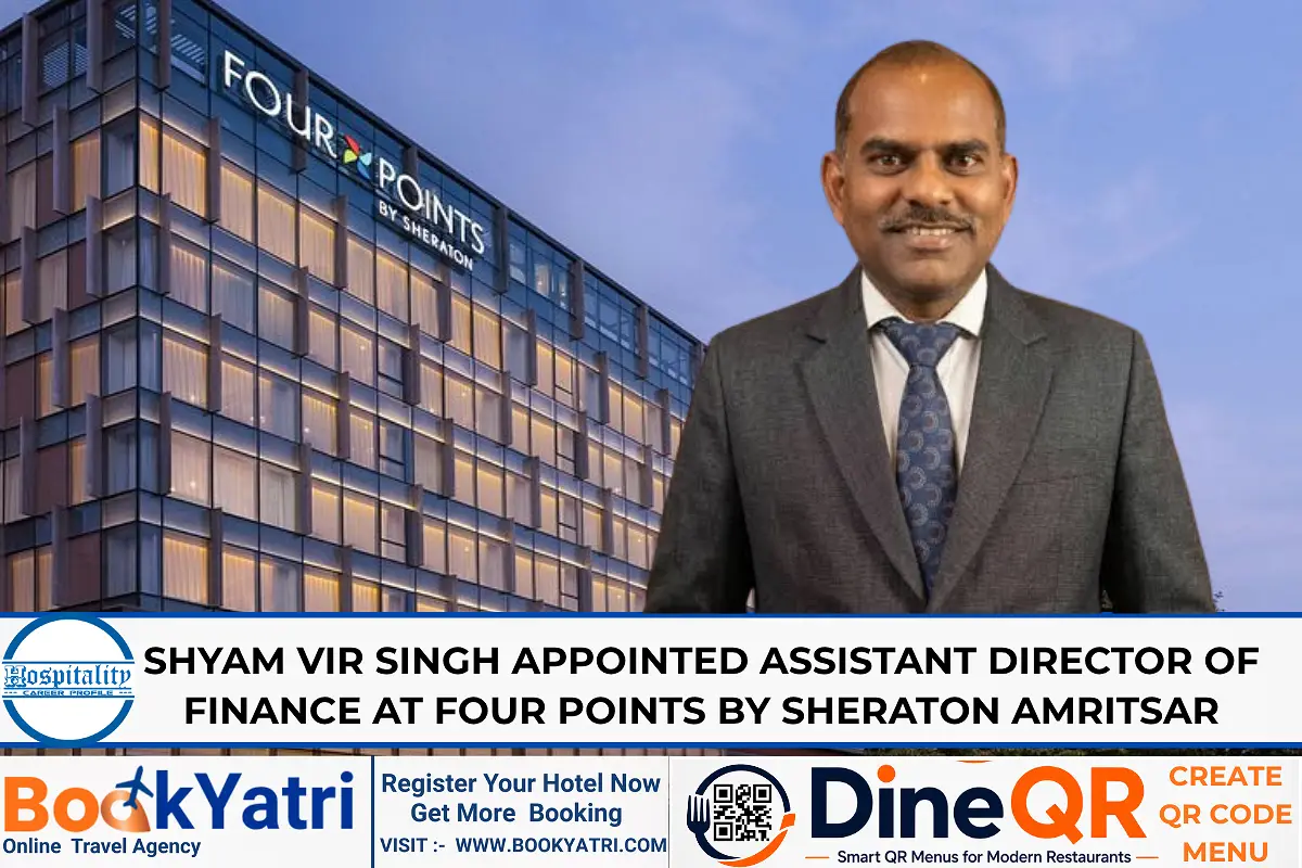 Shyam Vir Singh Appointed Assistant Director of Finance at Four Points by Sheraton Amrit