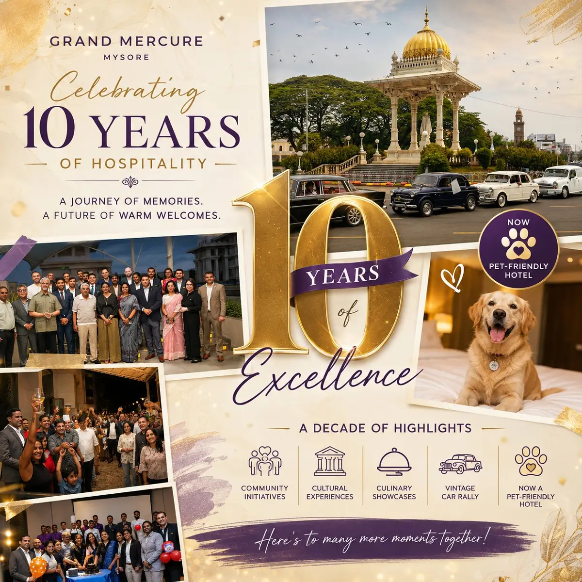 Grand Mercure Mysore Celebrates 10 Years of Heritage and Hospitality
