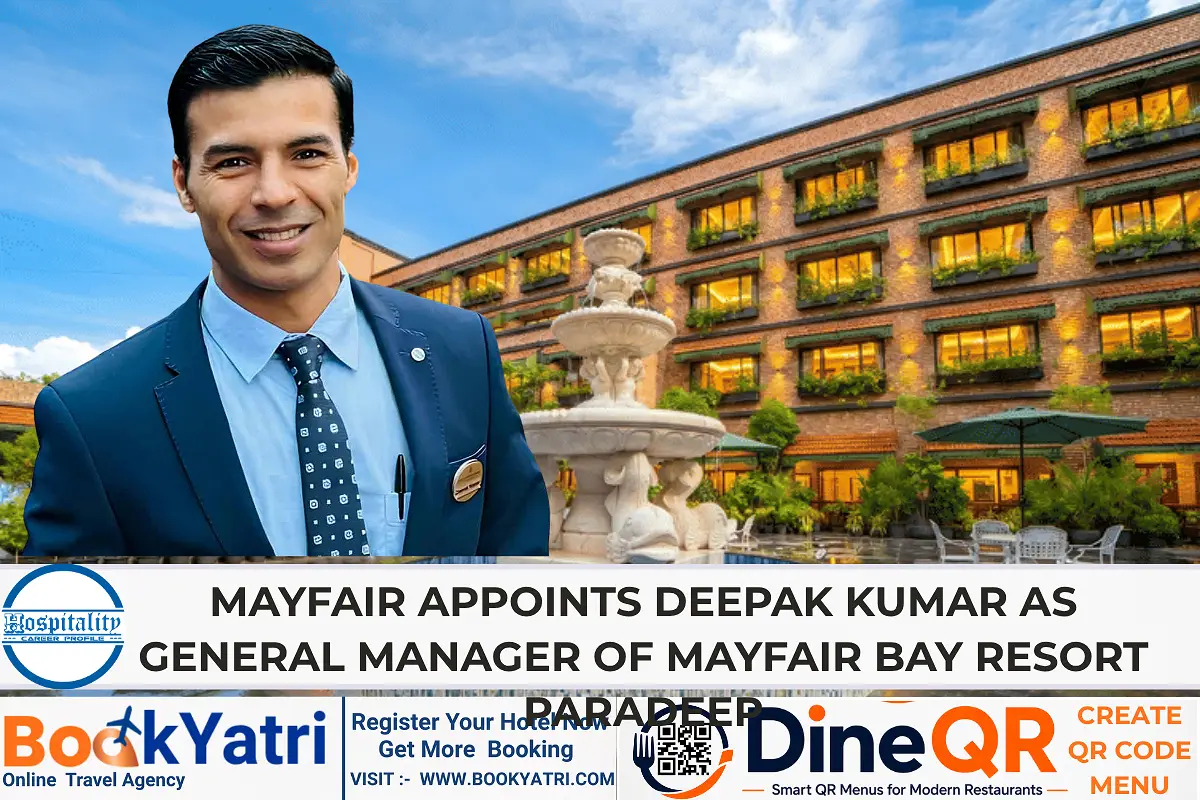 Deepak Kumar New GM at Mayfair Bay Resort Paradeep