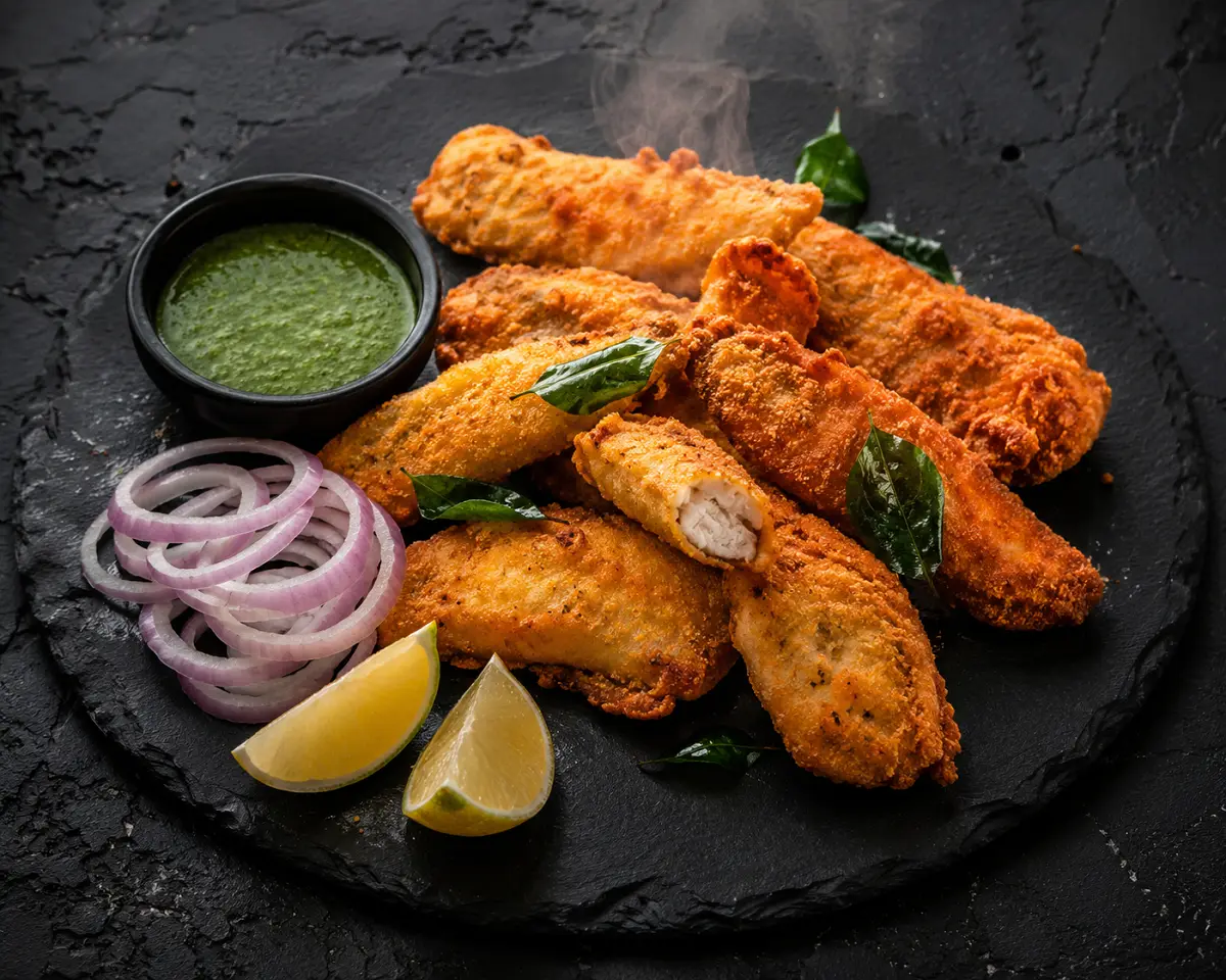 Bombay Duck Fry Recipe with SOP & Presentation Guide