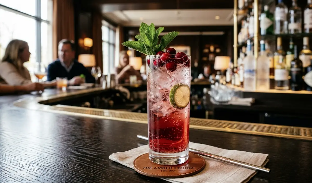 Cranberry Spritzer Mocktail Recipe Hotel Style Guide
