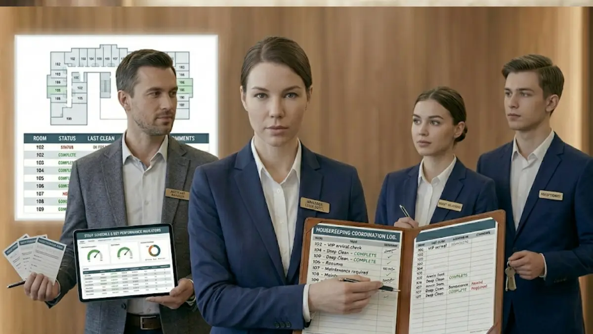 Professional Front Office Hierarchy  Simple Training in Hotel