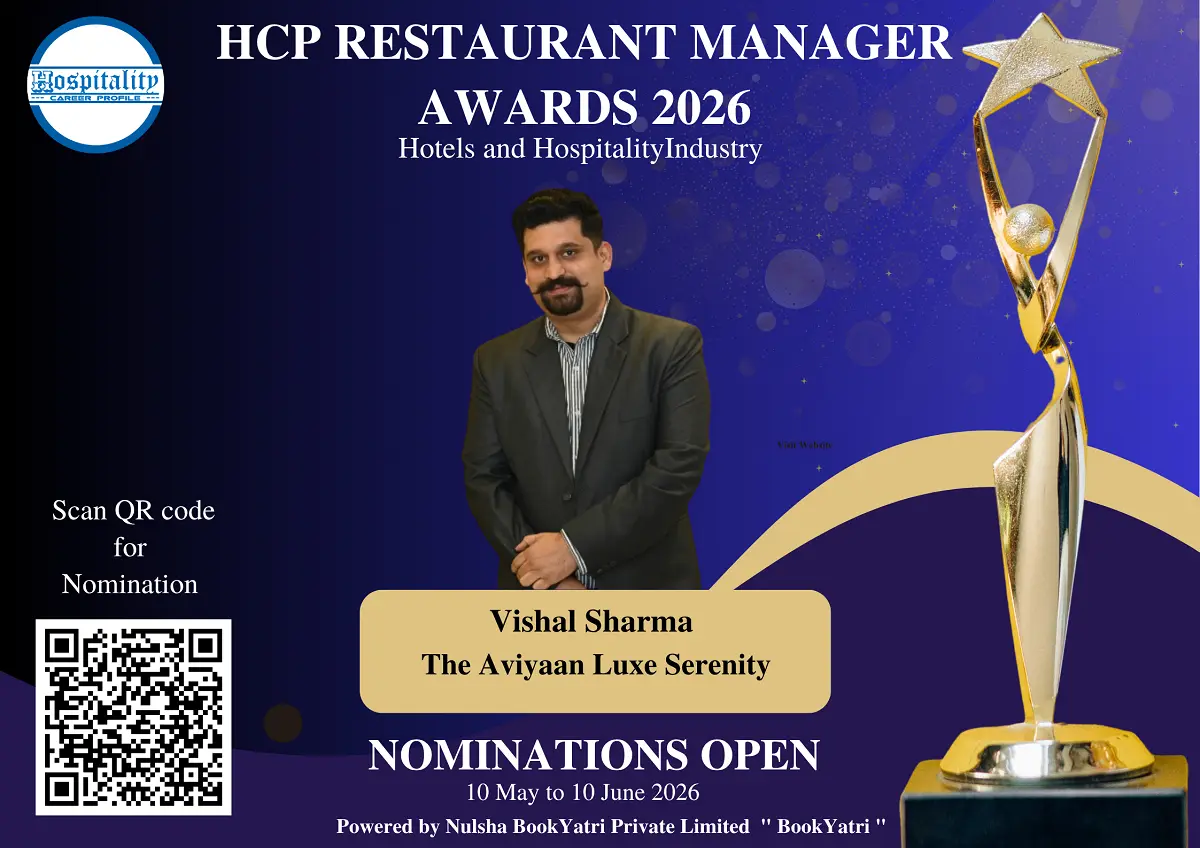 Vishal Sharma Among Restaurant Manager Award 2026 Nominees