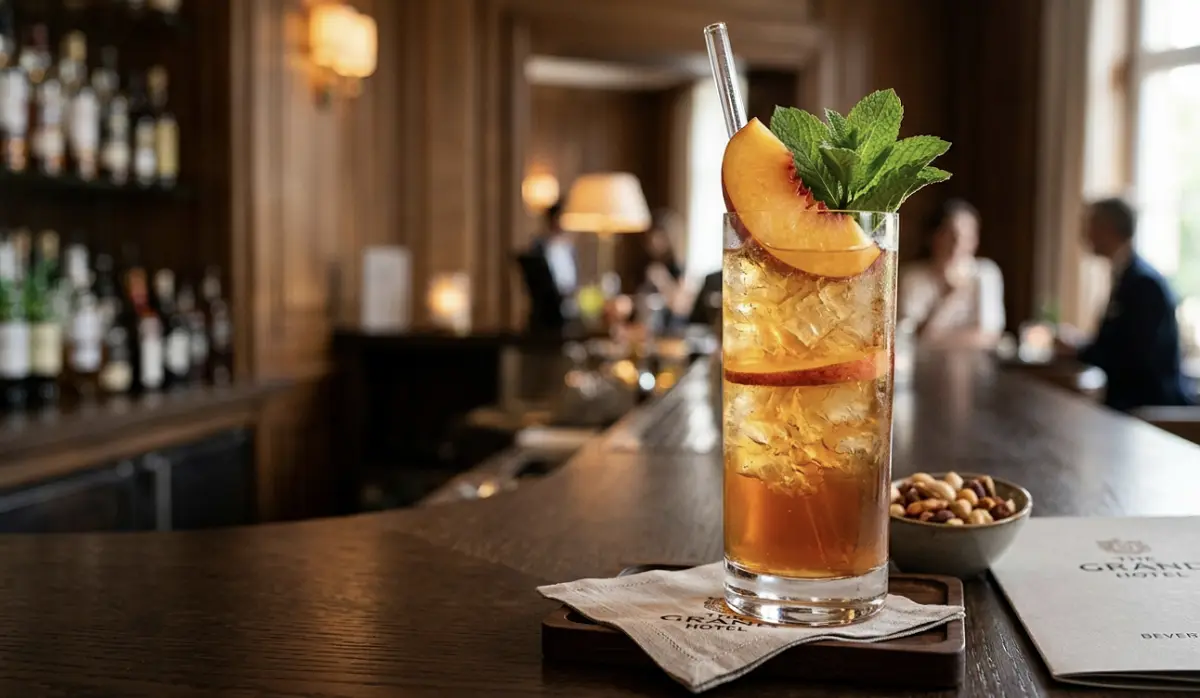 Peach Iced Tea Mocktail Recipe – Hotel Style Guide in 7 Steps
