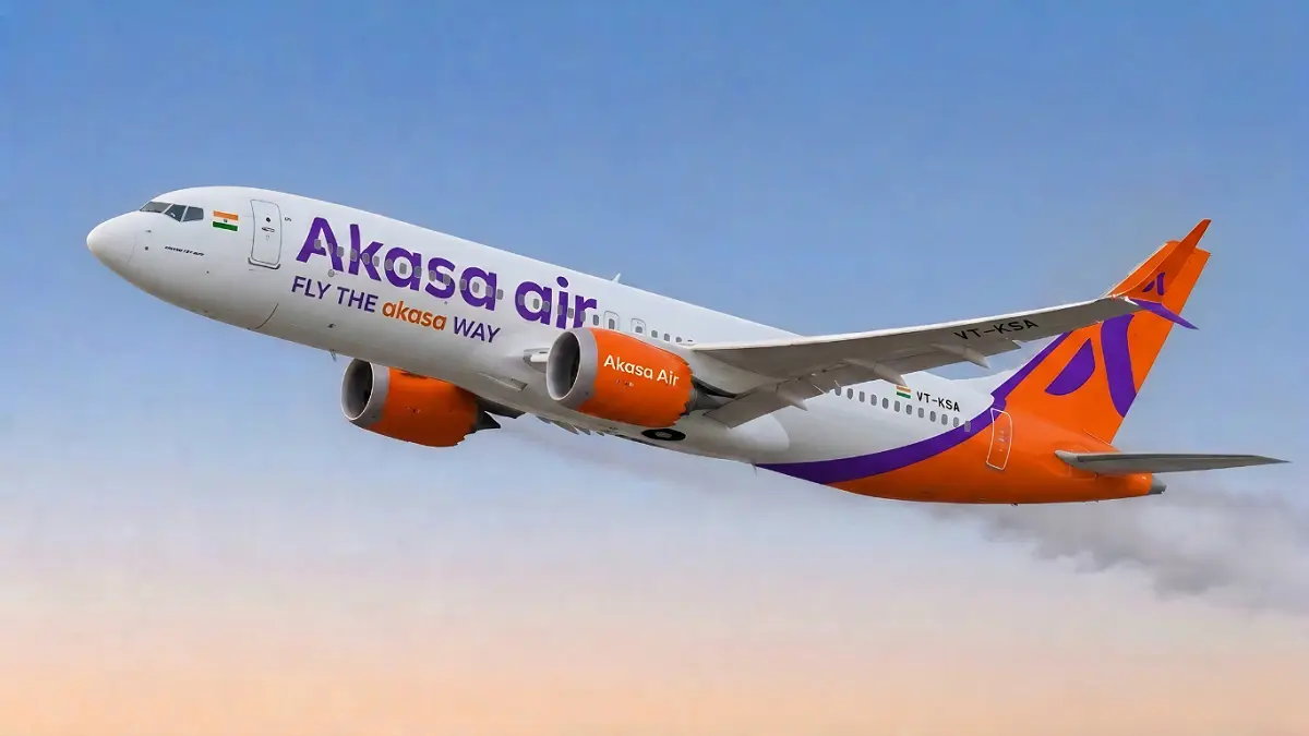 Akasa Air GIFT City Leasing Arm to Fund 200+ Jet Expansion