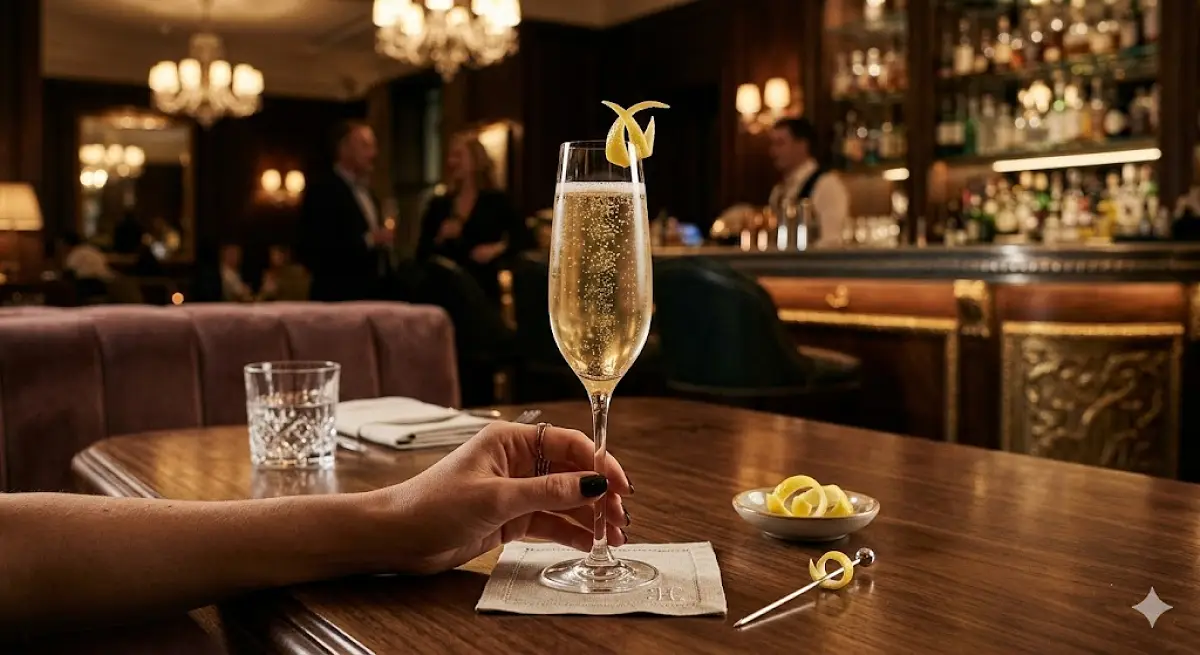 French 77 Cocktail Recipe with SOP, Garnish & Presentation Guide