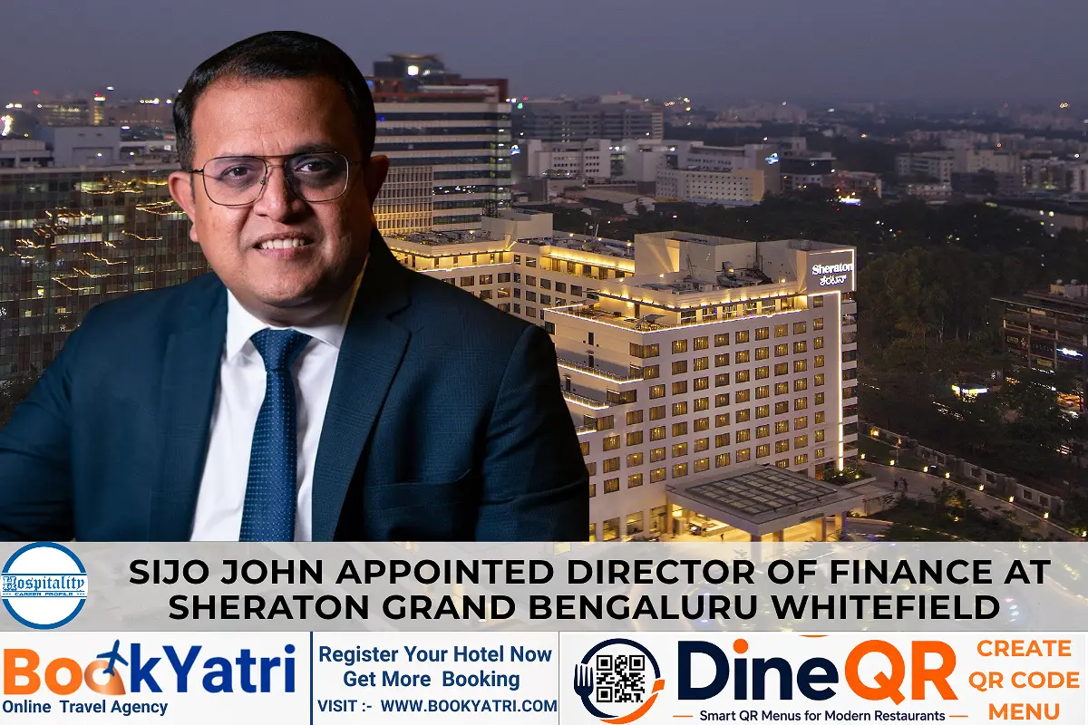 Sijo John Appointed Director of Finance at Sheraton Grand