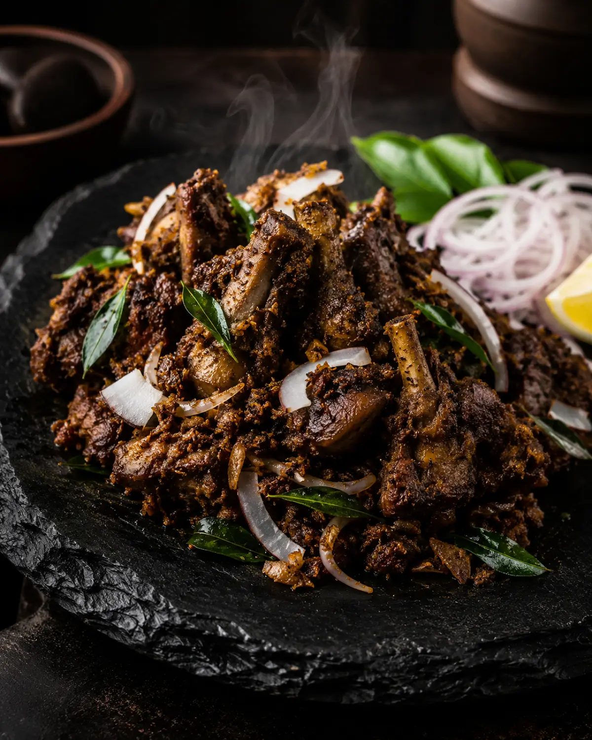 Mutton Sukka Recipe with SOP & Presentation Guide (Starter)