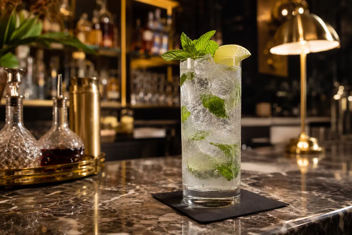 Southside Fizz Cocktail Recipe with SOP, Garnish & Presentation Guide