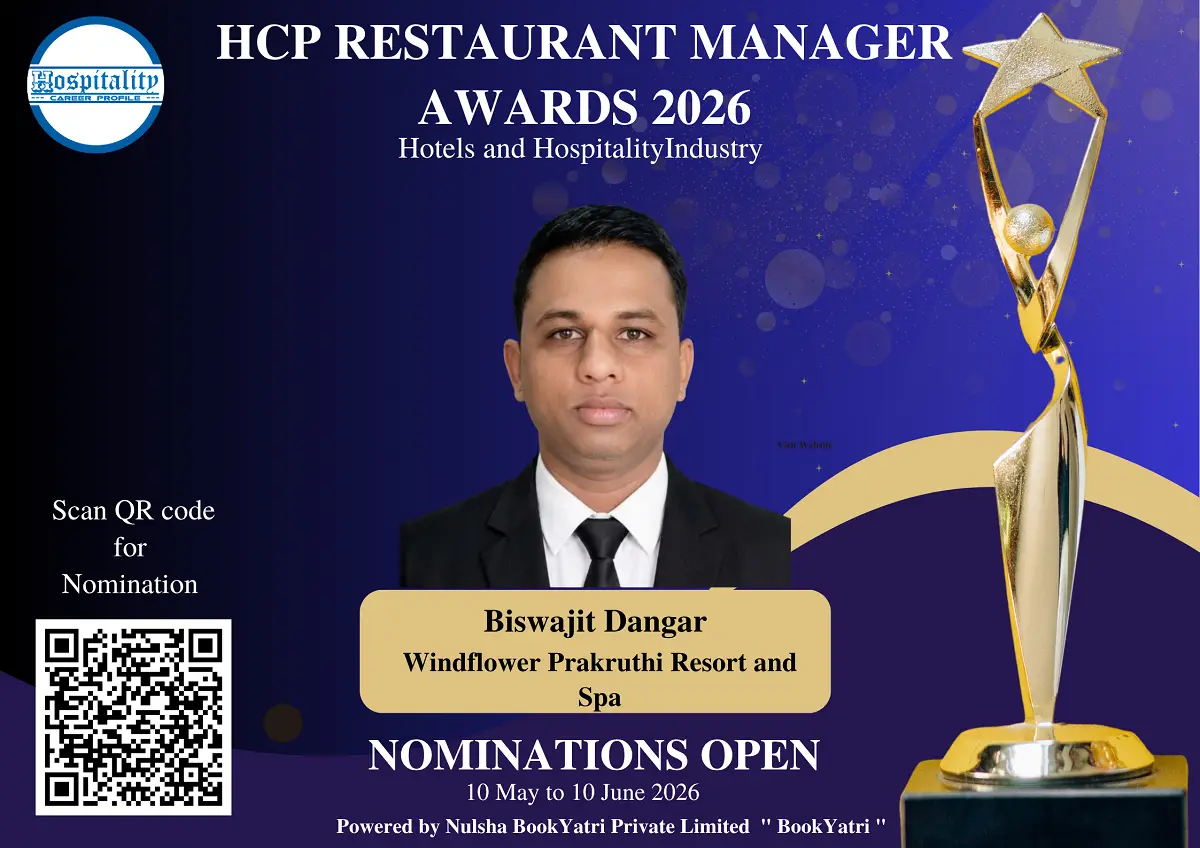 Biswajit Dangar Nominated for Restaurant Manager Award 2026