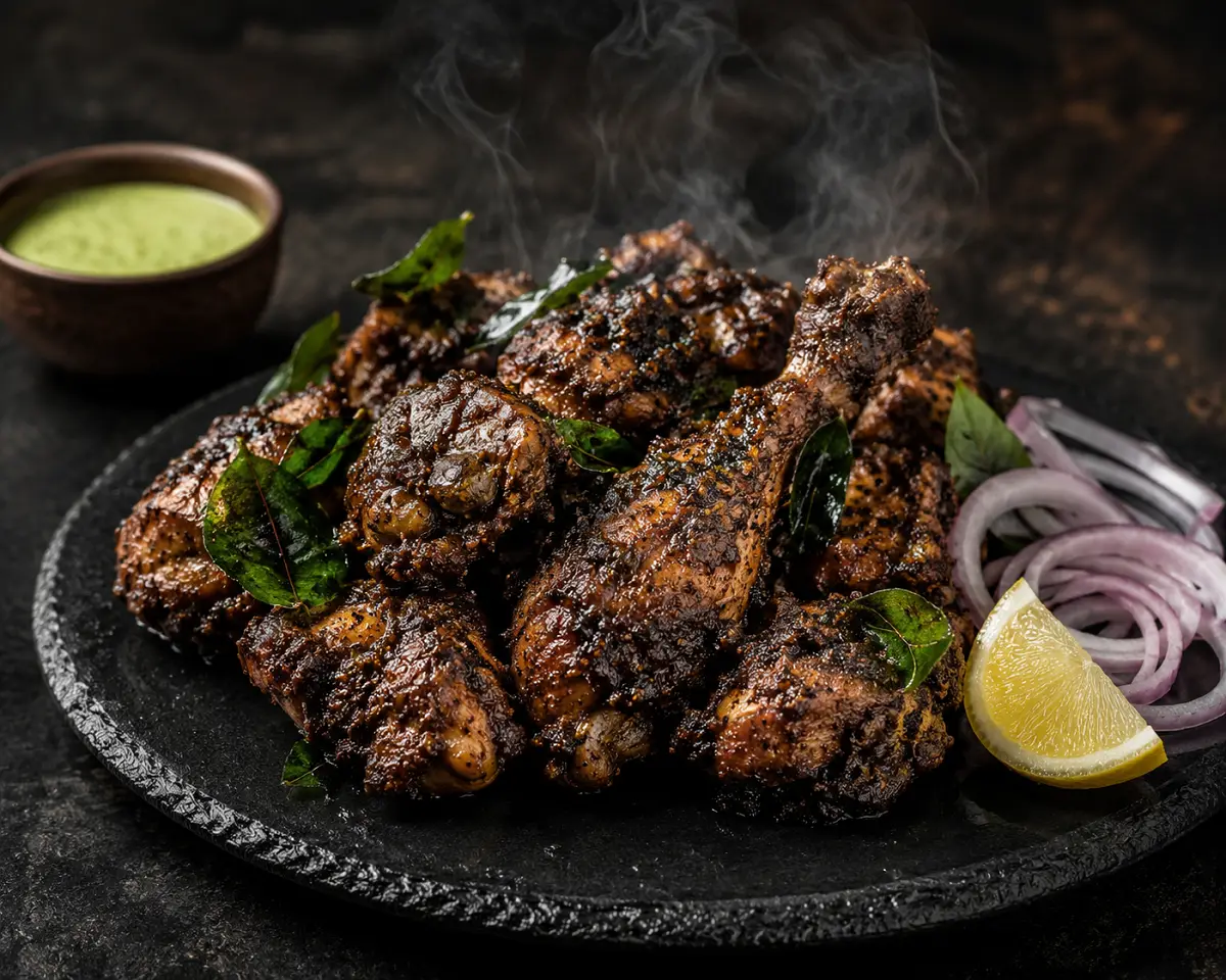 Chicken Pepper Fry Recipe with SOP & Presentation Guide