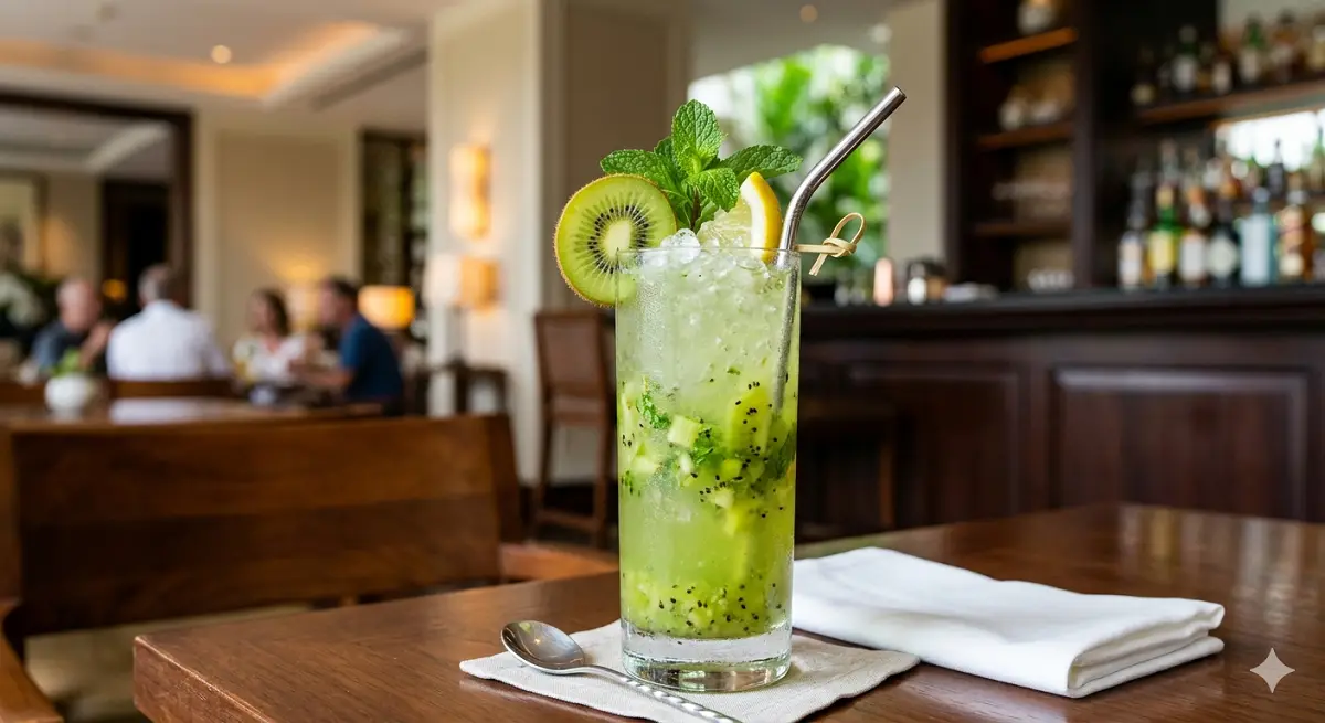 Kiwi Lemonade Mocktail Recipe – Hotel Style Drink