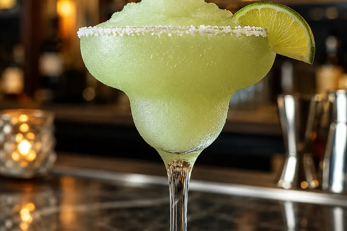 Frozen Margarita Cocktail Recipe with SOP, Garnish & Presentation Guide