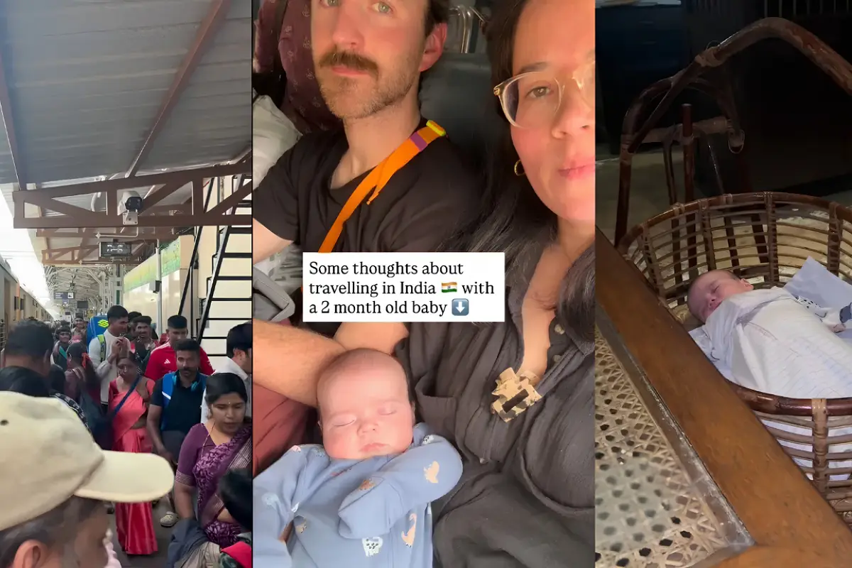 British Couple’s Indian Rail Journey With Infant Wins Praise Online