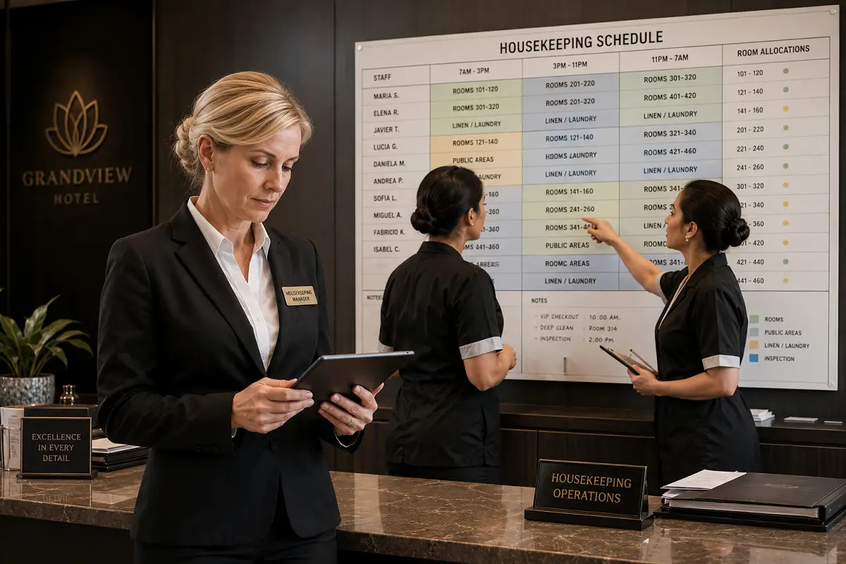 Expert Staff Scheduling: Complete Housekeeping Training Guide