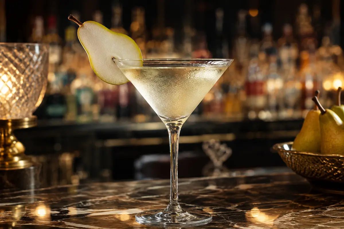 Pear Martini Cocktail Recipe
