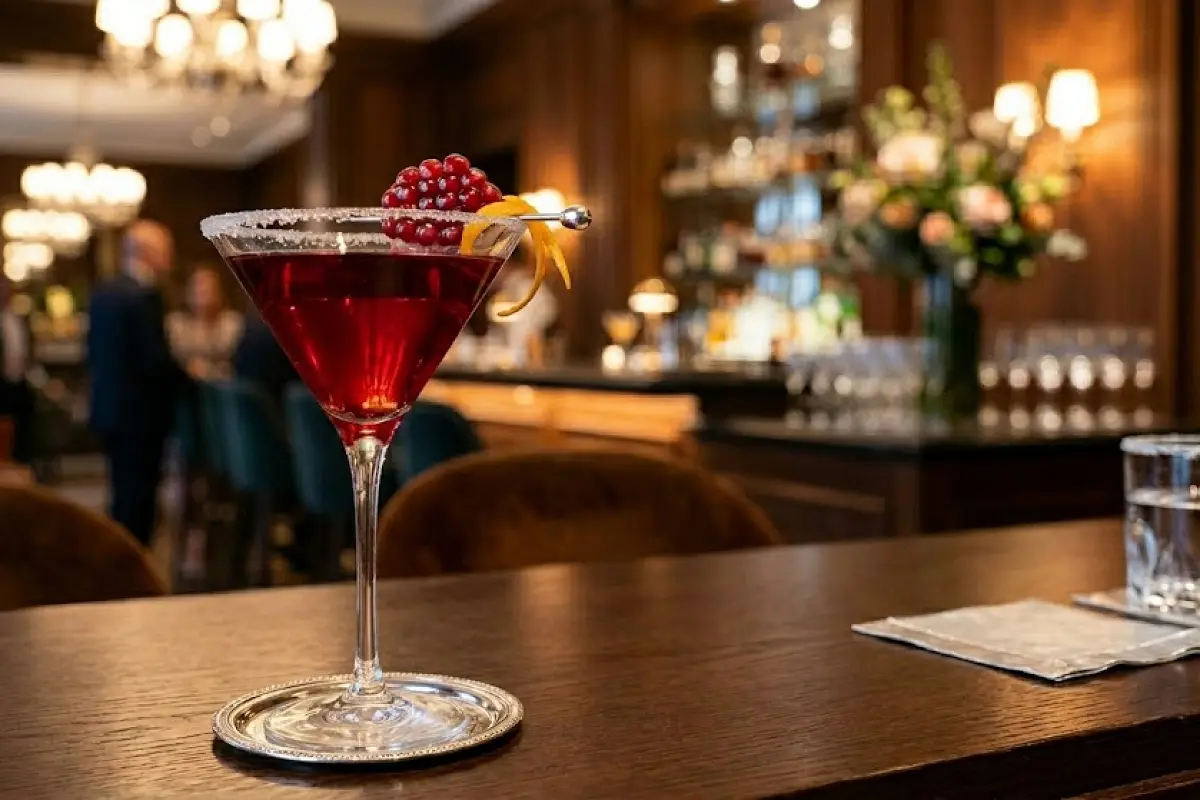 Pomegranate Martini Cocktail Recipe with SOP, Garnish & Presentation Guide