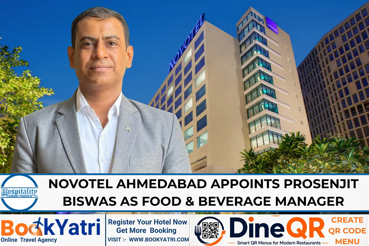 Prosenjit Biswas appointed F&B Manager at Novotel Ahmedabad