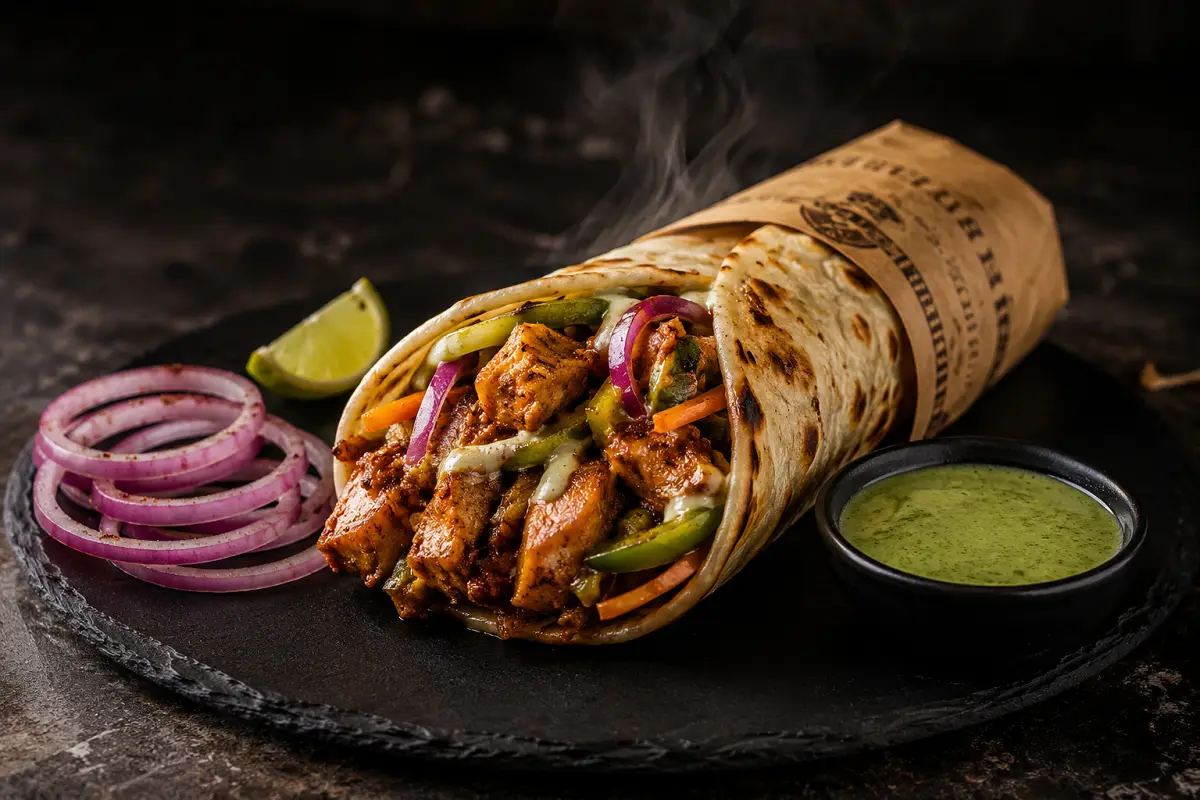 Chicken Shawarma Recipe Indian Style with SOP & Presentation Guide