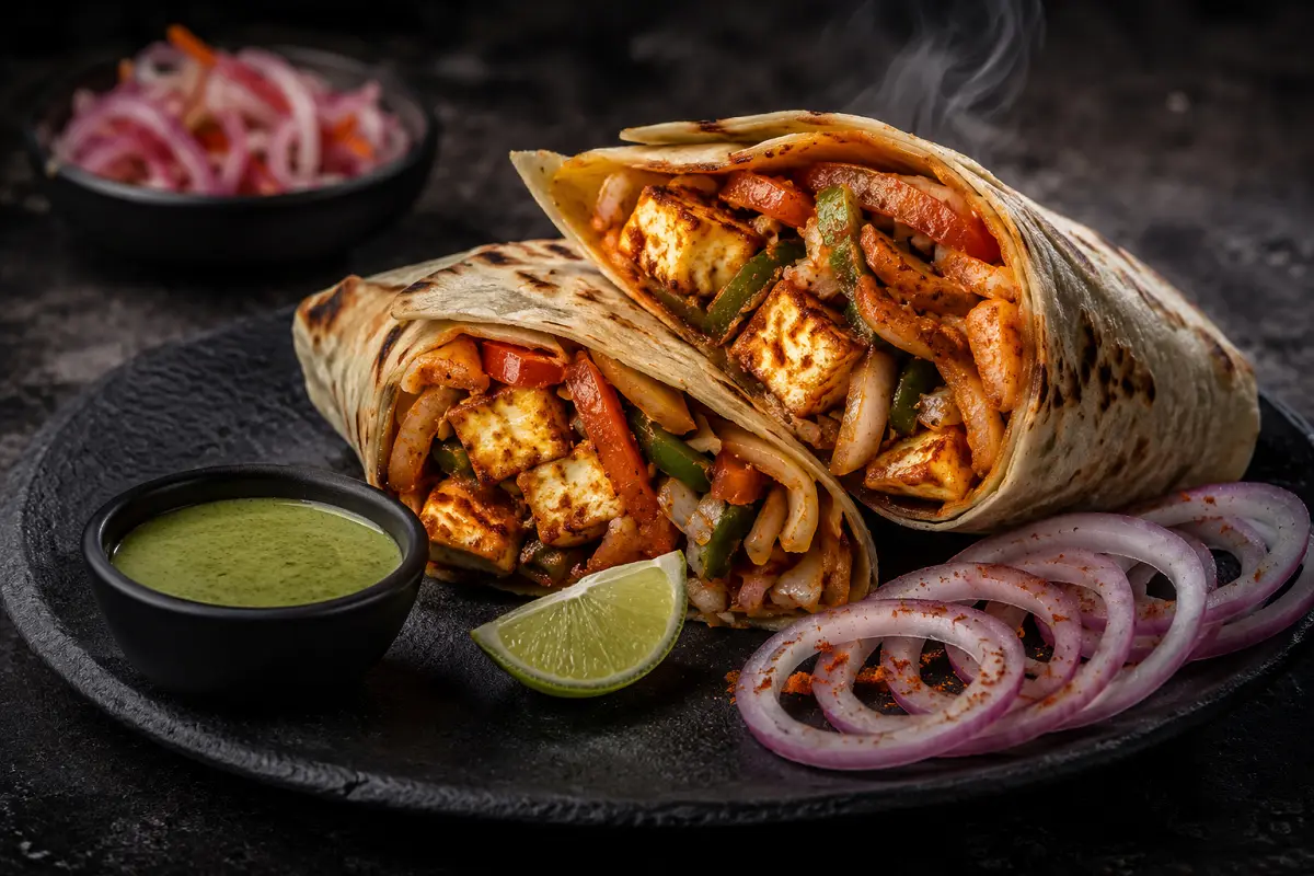 Paneer Shawarma Recipe Indian style with SOP & Presentation Guide