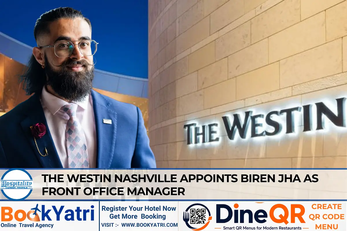 Biren Jha appointed Front office Manager at The Westin Nashville