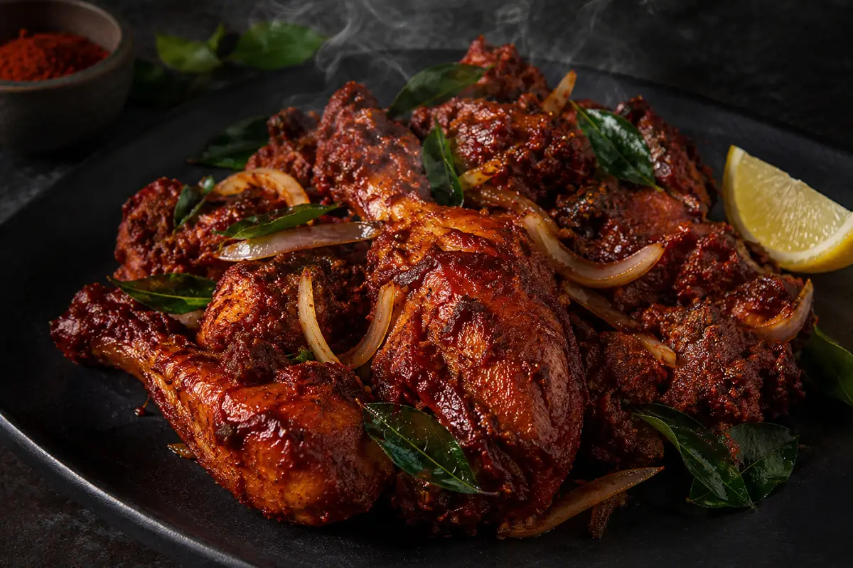 Chicken Ghee Roast Recipe with SOP & Presentation Guide