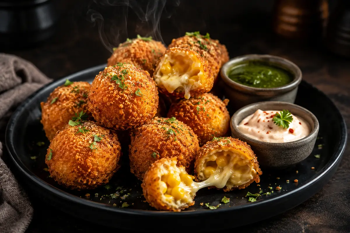 IndianCorn Cheese Balls Recipe with SOP & Presentation Guide