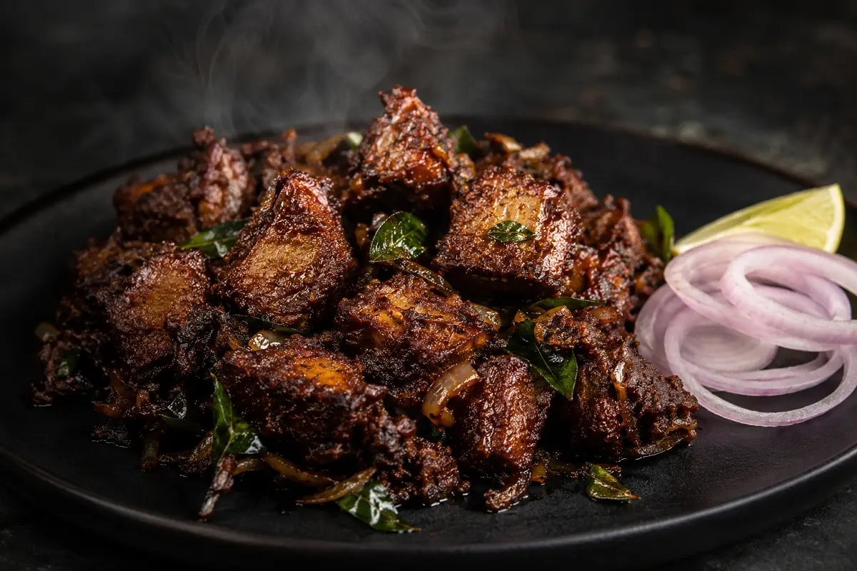 Pork Fry Coorg Recipe with SOP & Presentation Guide