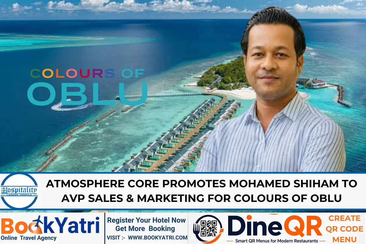 Mohamed Shiham promoted to AVP Sales & Marketing for COLOURS OF OBLU