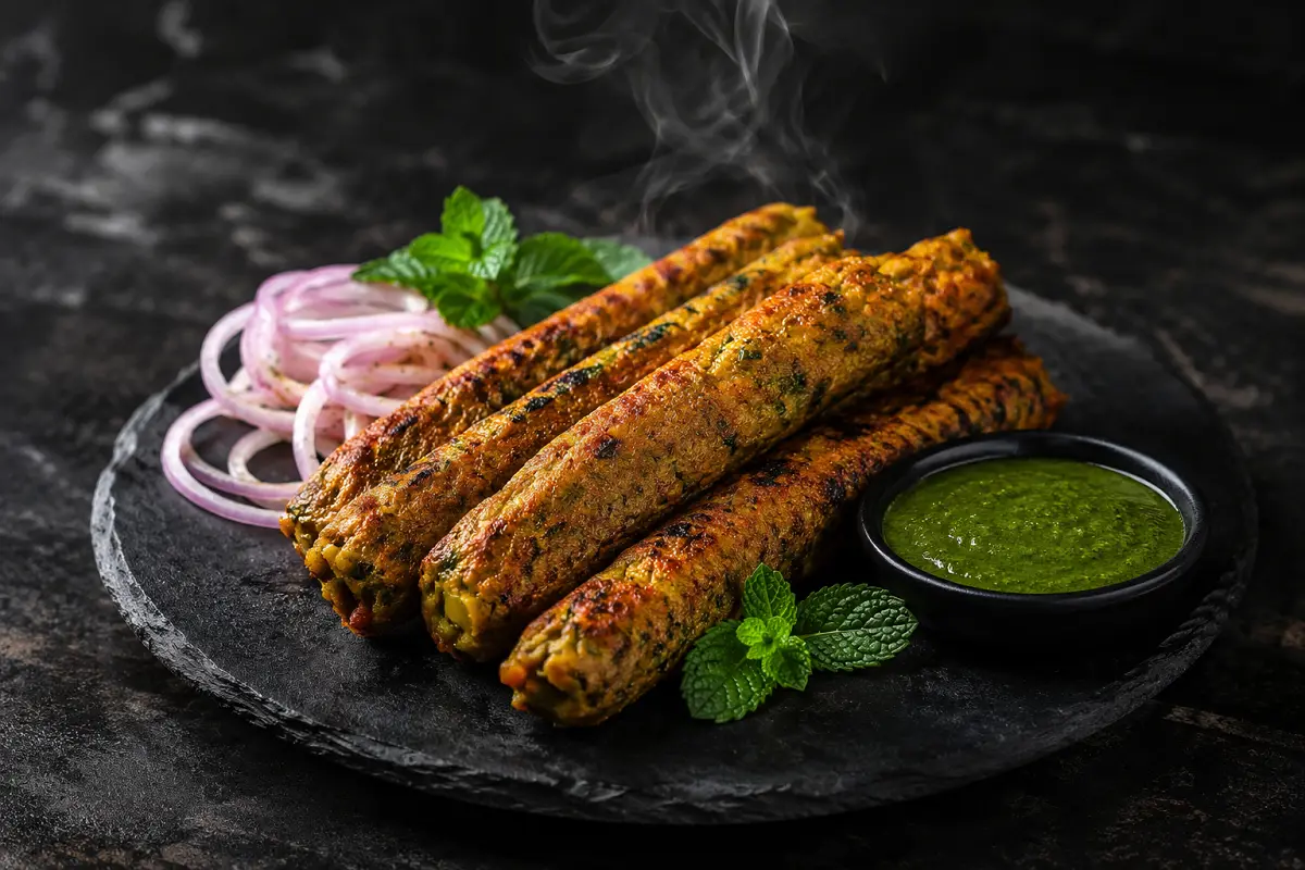Smoky Vegetable Seekh Kebab That Tastes Like a Restaurant Favourite